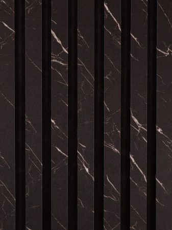 Riflaj MDF Acustic Negru Grafic 280x100 cm [1]