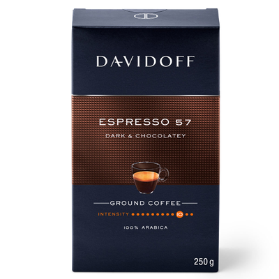 Produse - DAVIDOFF Cafe Espresso 57 Intense, cafea prajita si macinata, 250 g
