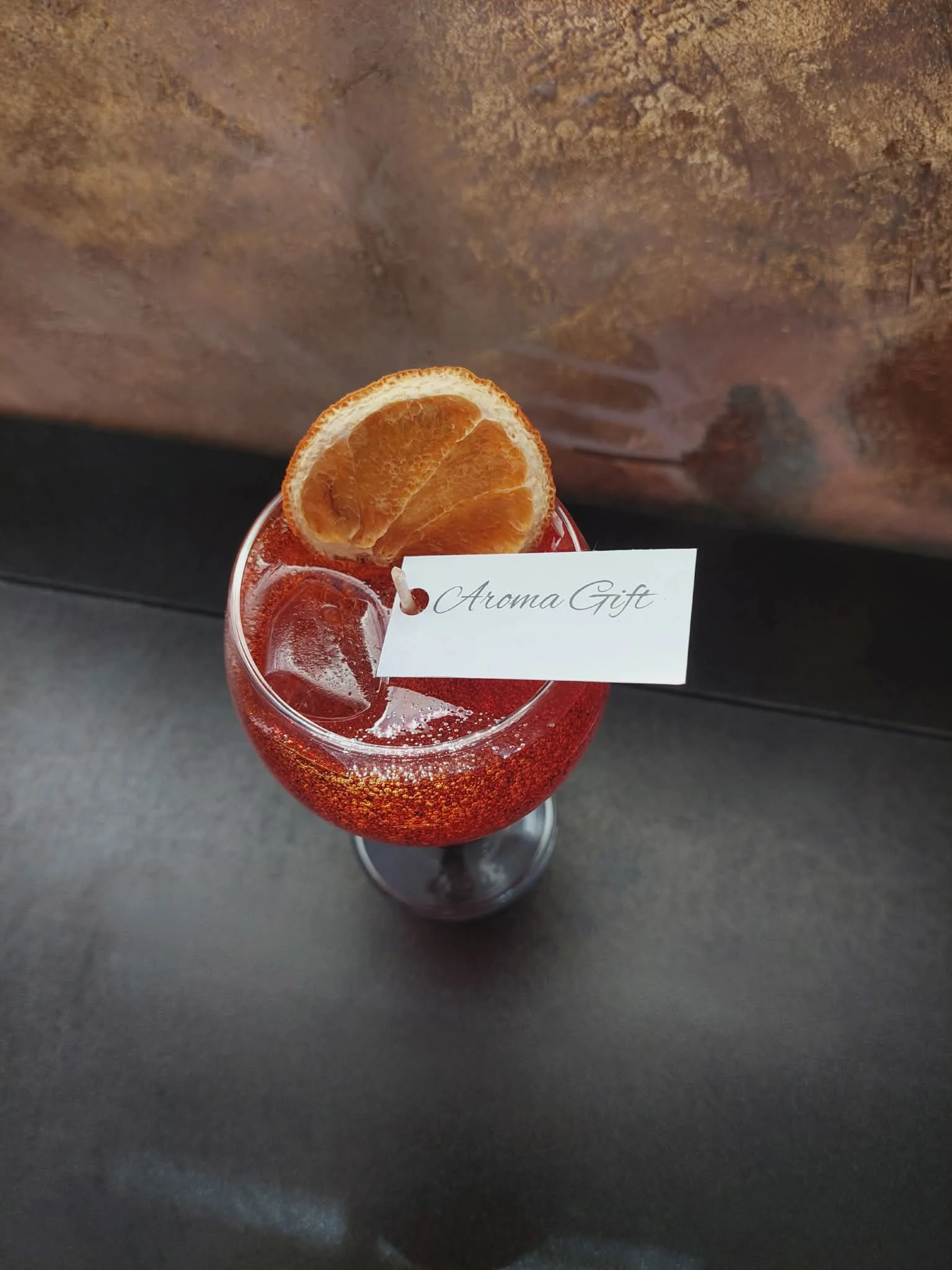 Lumânare Artizanală „Aperol Spritz” – Vara într-un Pahar [4]