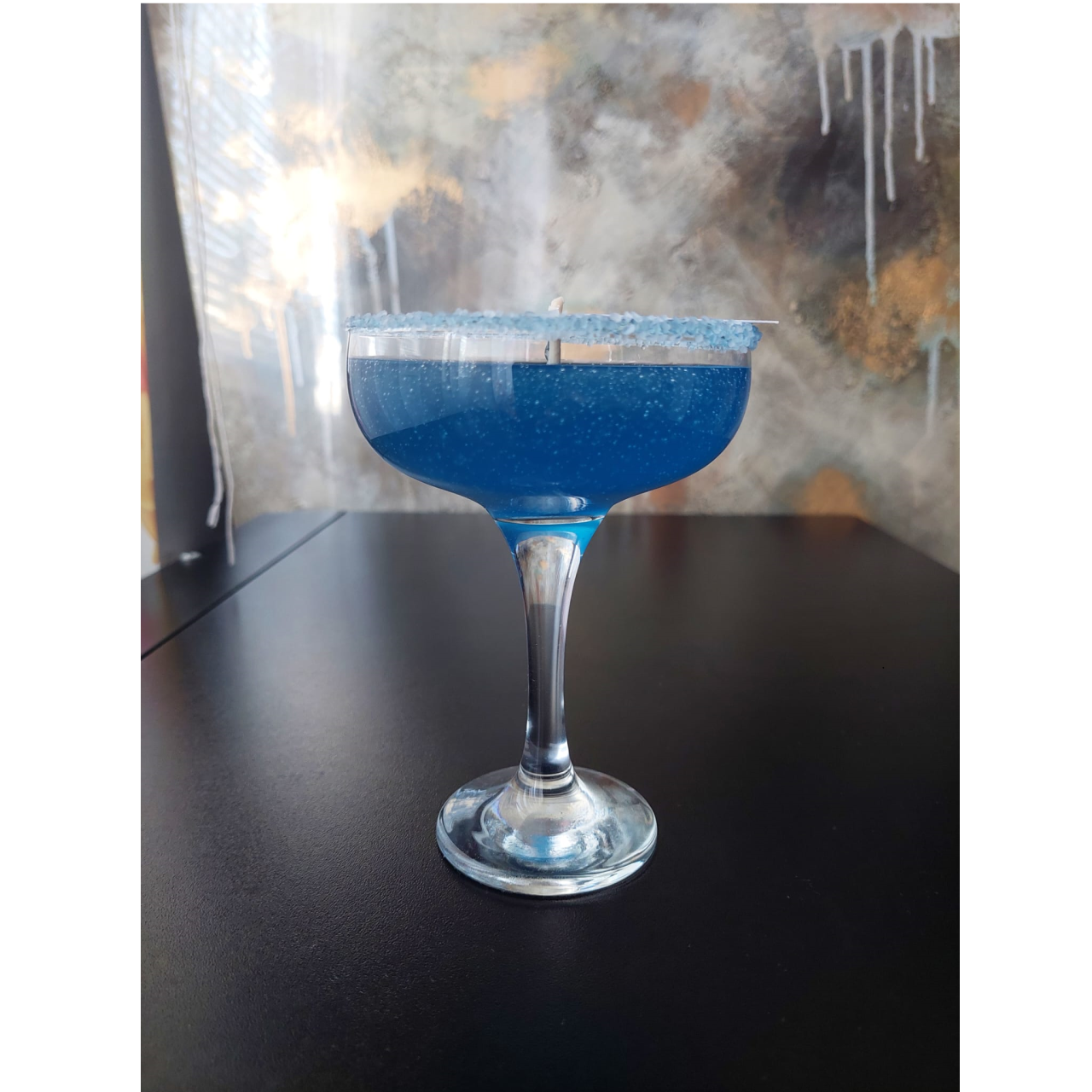 Lumanare artizanala BLUE MARGARITA [3]