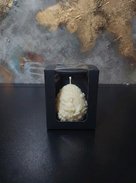 Lumanare ,,Celebrate”-ou cu relief iepuras cu aroma de afine si piersica [2]