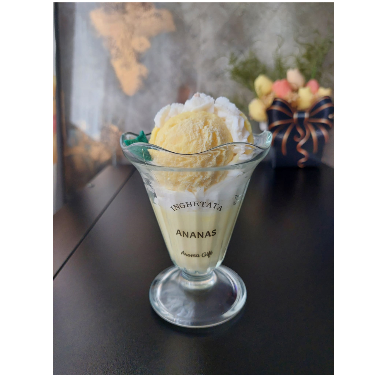 Lumânare Parfumată „Înghețată de Ananas” – O explozie tropicală și fresh [3]