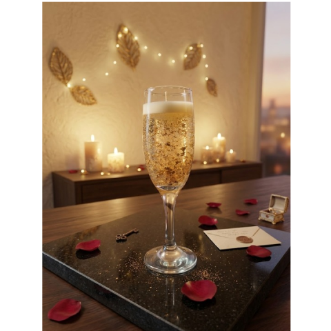 Lumanari COCKTAIL - Lumânare artizanală decorativa „Golden Champagne”