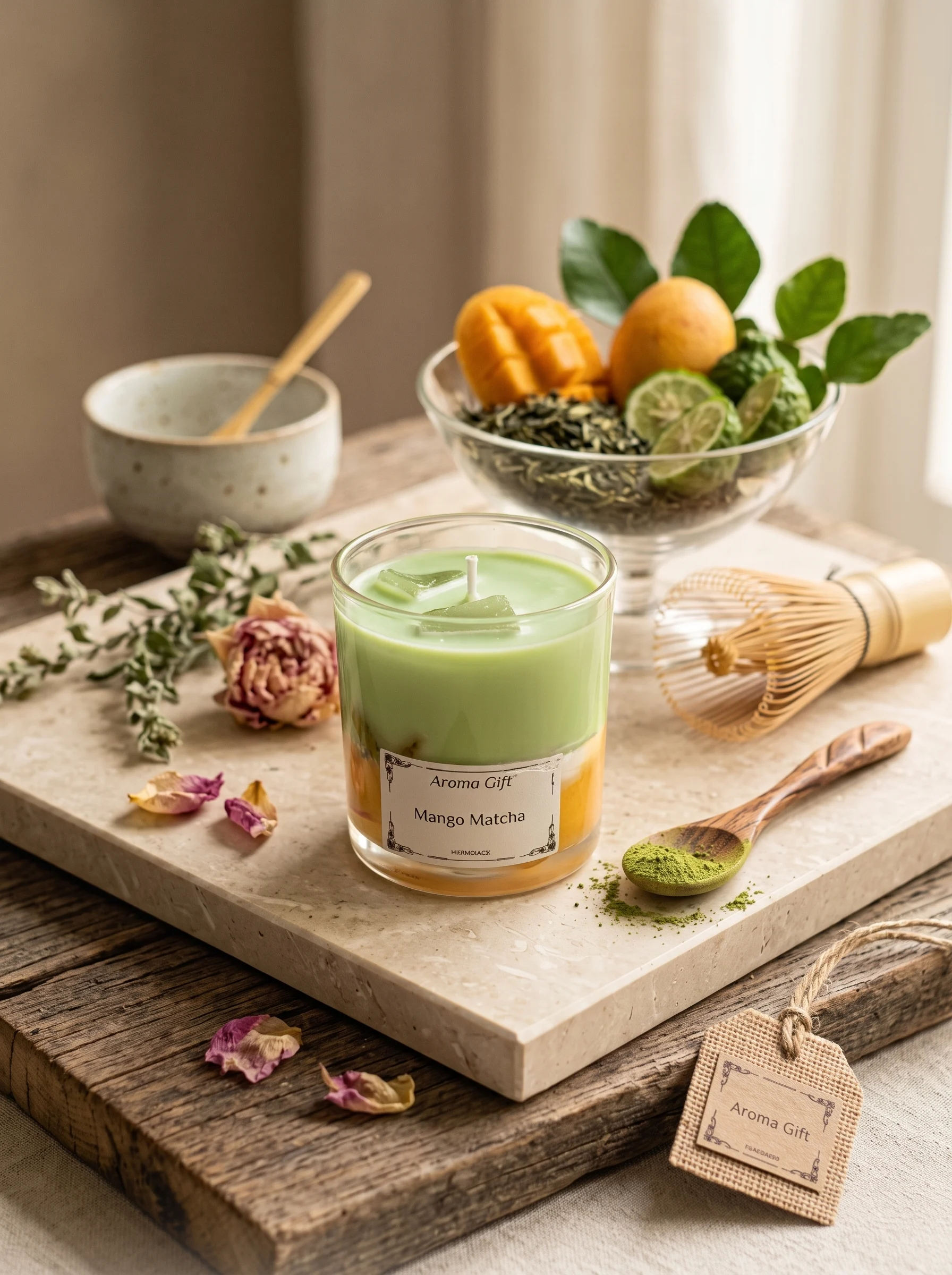 Produse - LUMANARE COCKTAIL MANGO MATCHA