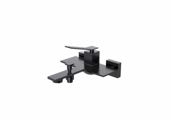 Baterie Cadă ROCKFIELD, cu Montaj pe Perete – Negru Mat [1]
