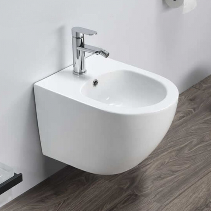 Bideu suspendat semirotund, culoare alba Oslo Foglia [1]