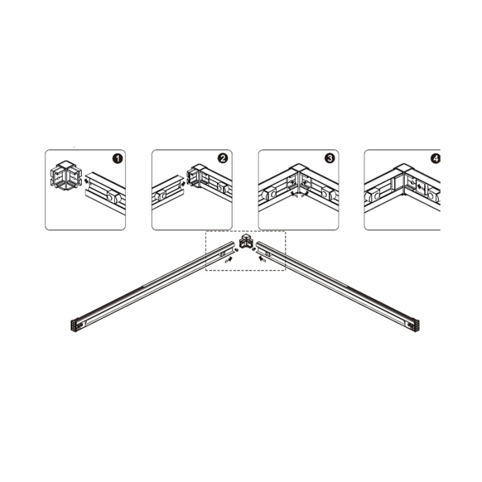 Cabina de dus Mediterraneo, Hector N, patrata 80 x 80 cm, crom [2]