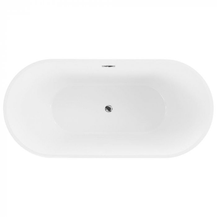 Cada baie freestanding 170 x 75 cm, ovala cu preaplin Ovale Foglia [5]