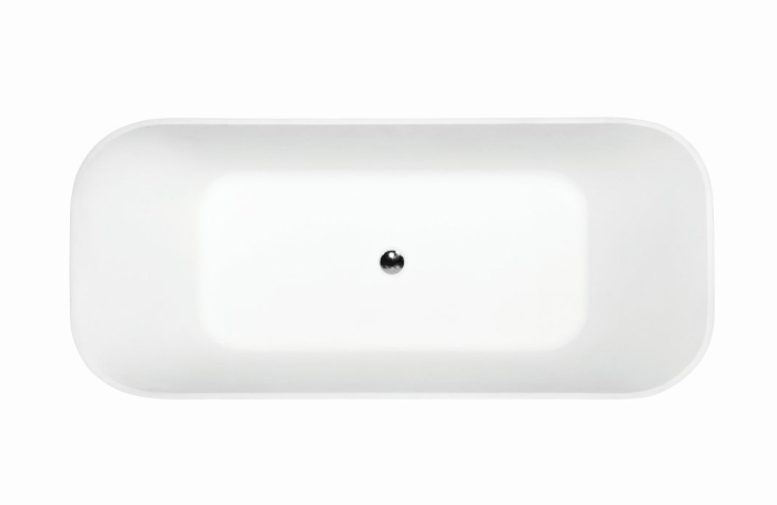 Cada freestanding Besco Assos 160x70 cm, alb [3]