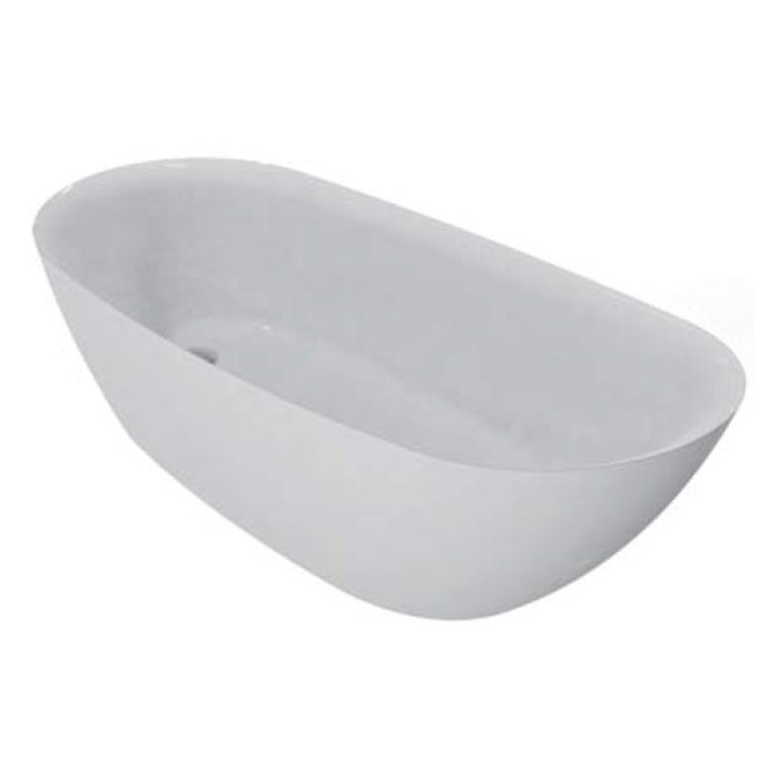 Natalia Big&Slim 174, cadă ovală cu instalație și ventil click-clack, acril, albă, 174x77.5x73 cm [1]