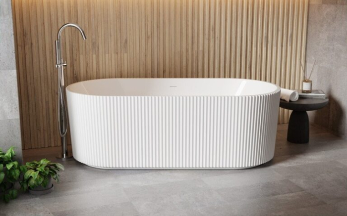 Cada freestanding Besco Giuliana 150x75 cm, acril sanitar, alb [1]