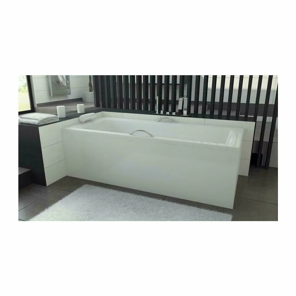 Cada rectangulară acril Besco Talia 100x70 cm, cu picioare incluse [4]