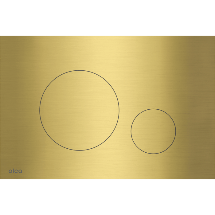 Clapetă acționare Turn-Brass, alamă lucioasă – design elegant, sistem dual flush [1]
