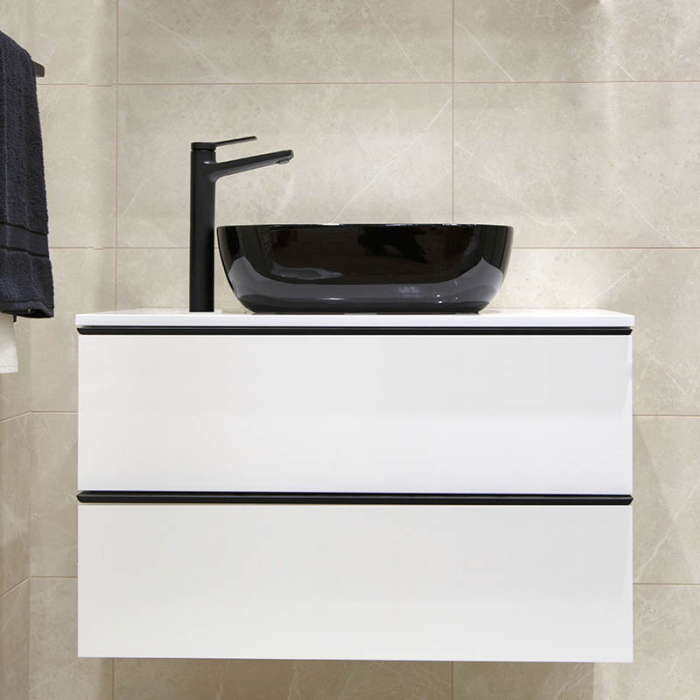 Lavoar pe blat, Fluminia, Crius, dreptunghiular, 46.5 x 33.5 cm, alb-negru [5]