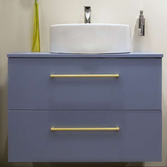 Lavoar pe blat Fluminia Ibiza Grande New, rotund, diametru 46,5 cm, alb [4]