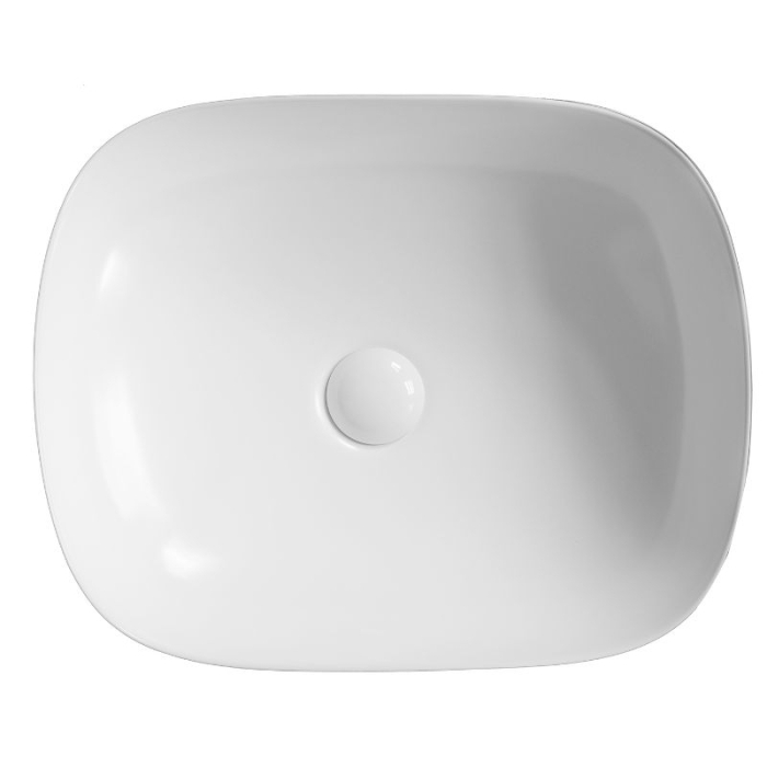 Lavoar pe blat, Fluminia, Indus, dreptunghiular, 48.5 x 39.5 cm, alb-gri [3]