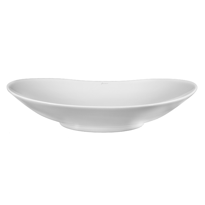 Lavoar pe blat, Fluminia, My Pleasure, oval, 63.5 x 37.5 cm, alb [3]