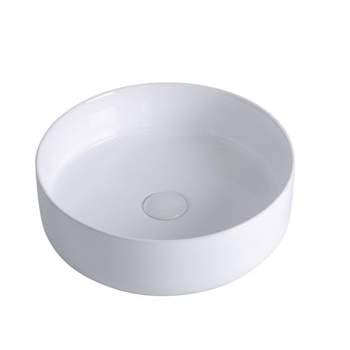 Lavoar rotund LORCA, din porțelan, montaj pe blat 42cm - alb [1]