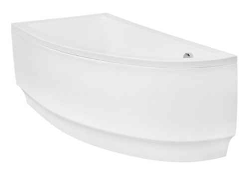 Masca cadă Besco Praktika 140x70 cm, montaj dreapta, acril alb [1]