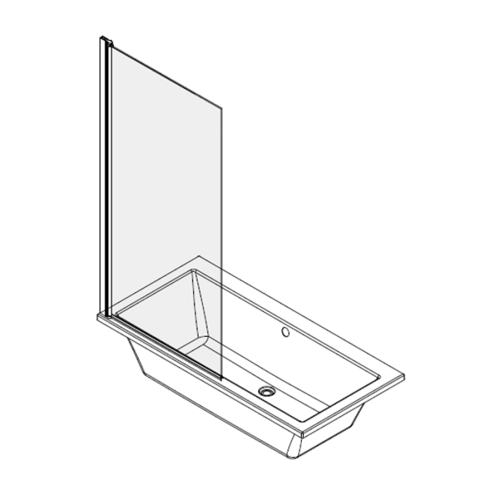 Paravan de cada Mediterraneo, Standard, pivotant dintr-o bucata, 80 x 140 cm [2]