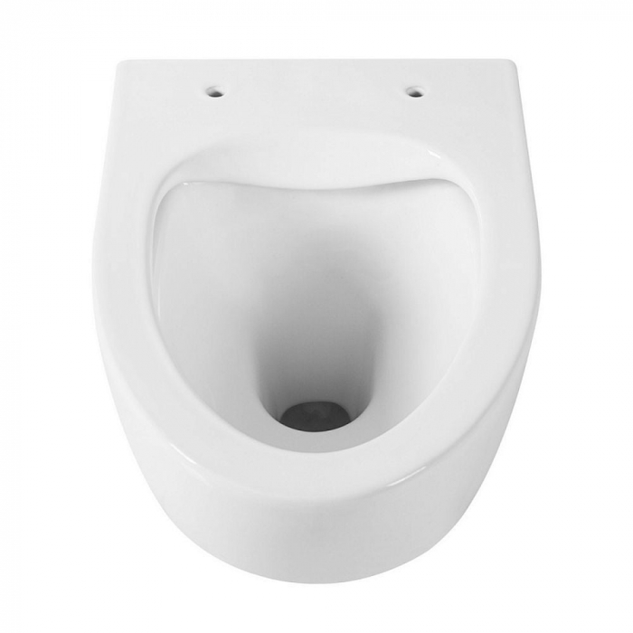 Set vas wc rimless suspendat, asimetric, cu capac softclose, Foglia Alice [4]