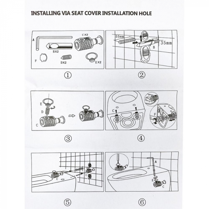 Set vas wc rimless suspendat, Rotund, Foglia Oslo si capac softclose verde turcoaz mat [8]