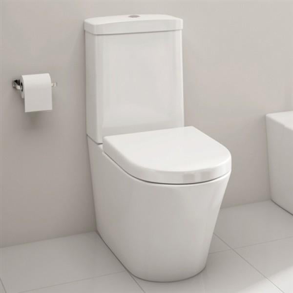 Vas WC INDIANA Stativ, cu Rezervor Inclus – Alb Lucios (2BOX) [2]