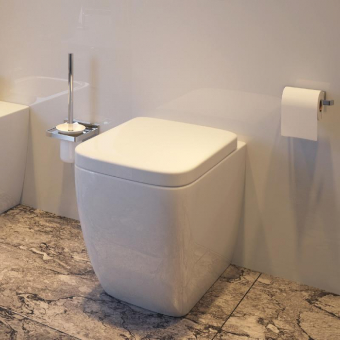 Vas WC OHIO cu Stativ – Alb Lucios [2]