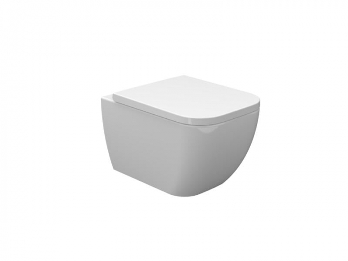 Vas WC OHIO Rimless, Suspendat – Alb Lucios [1]