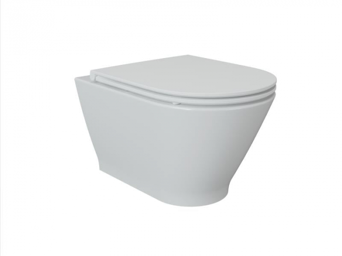 Produs resigilat – Vas WC VERMONT rimless, suspendat – Alb [3]