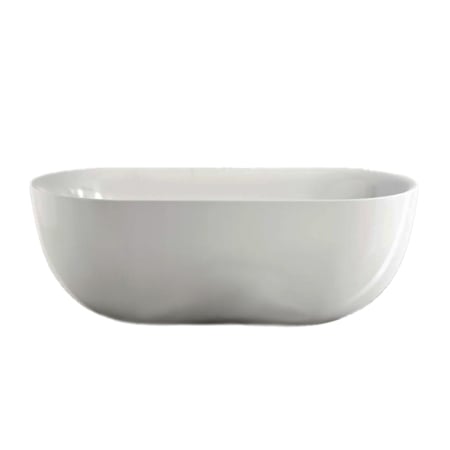 Aura New 170, cadă ovală freestanding, acril sanitar alb lucios, cu instalație completă, 1685x745x600 mm [4]