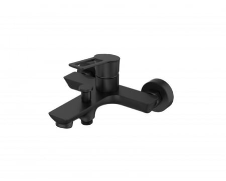 Baterii cadă - Baterie Cadă BLACKFIELD, cu Montaj pe Perete – Negru Mat