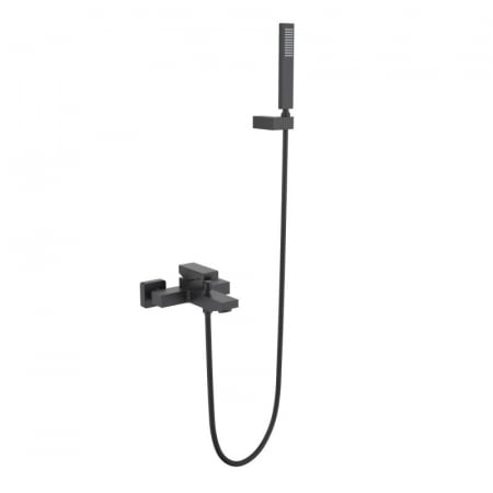 Baterii cadă - Baterie cada CUBEFIELD, completa, cu montaj pe perete - negru