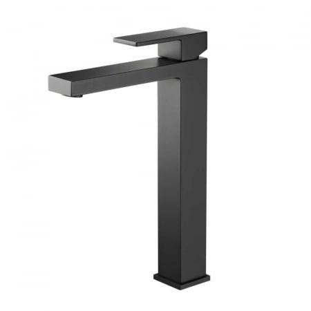 Baterii lavoar - Baterie inalta lavoar CUBEFIELD, cu montaj pe blat- negru