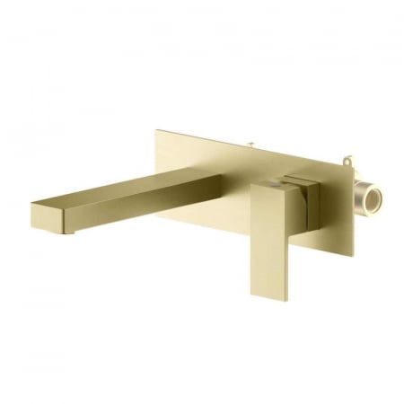 Baterie lavoar CUBEFIELD, incastrata in perete - Auriu periat