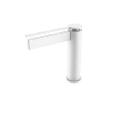 Baterii baie - Baterie lavoar ELEGANT cu montaj pe lavoar - Alb mat