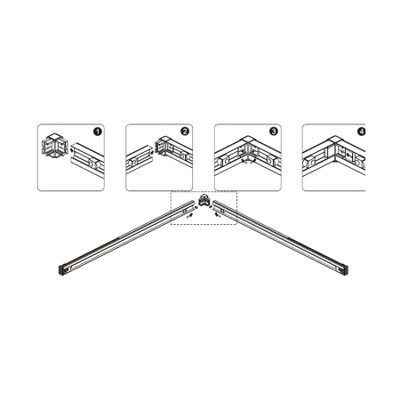 Cabina de dus Mediterraneo, Hector N, patrata 80 x 80 cm, crom [1]