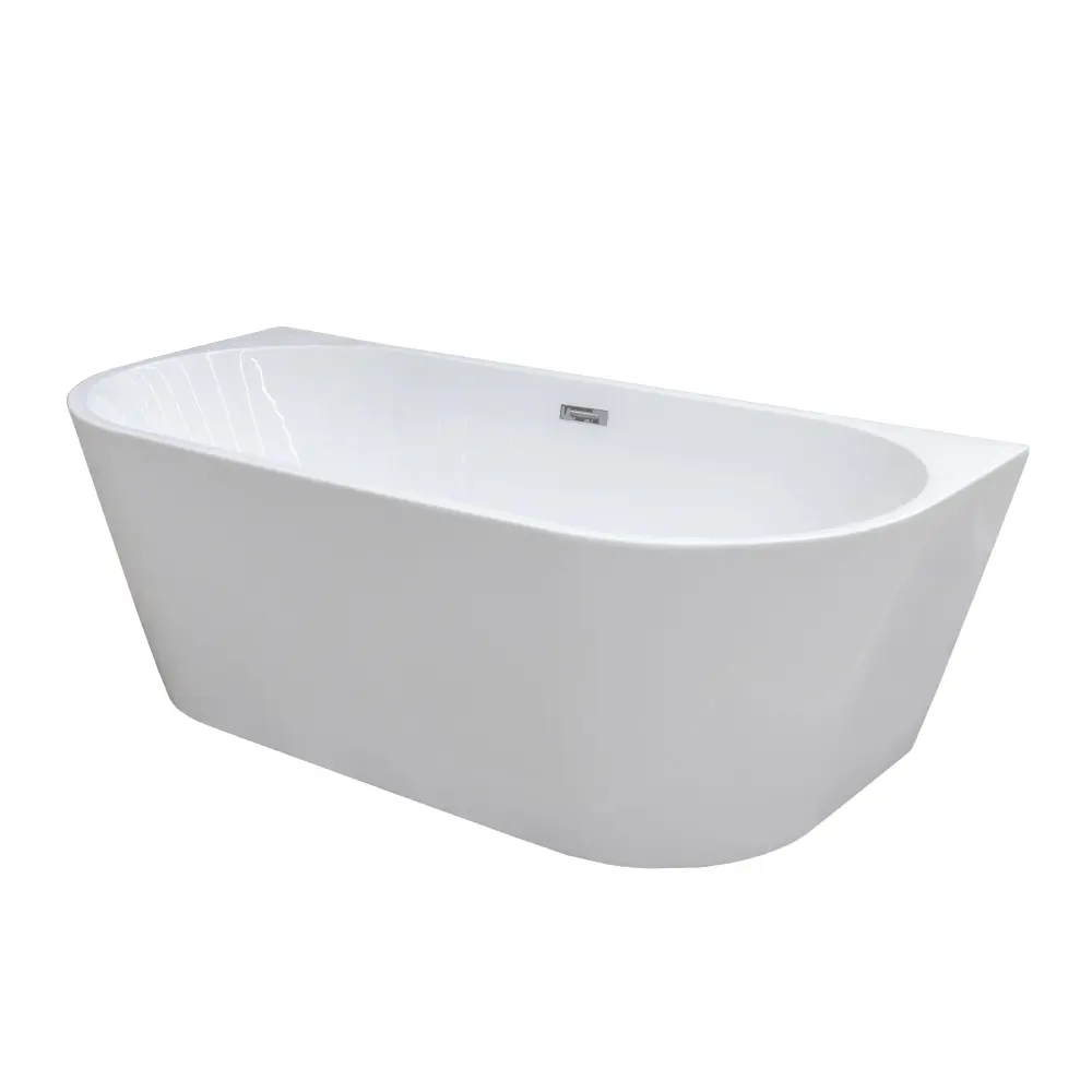 Cada baie freestanding, lipita de perete, 170 x 80 cm, Foglia Mara [3]