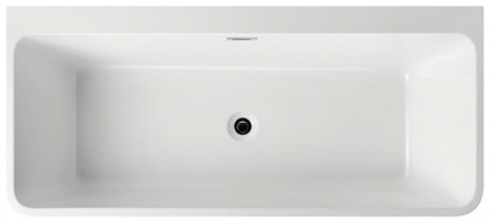 Cadă FLORIDA din acril, freestanding, de perete, 170x75cm - alb lucios [4]