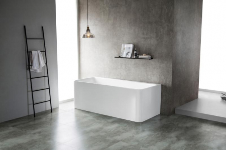 Cadă FLORIDA din acril, freestanding, de perete, 170x75cm - alb lucios [2]