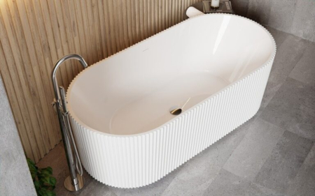 Cada freestanding Besco Giuliana 150x75 cm, acril sanitar, alb [1]