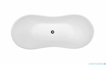 Cada freestanding Besco Viya 160x70 cm, Black & White [1]