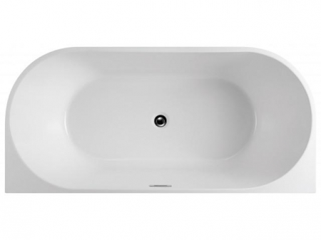 Cadă MANHATTAN din acril, freestanding, de perete, 170x80cm -alb lucios [2]