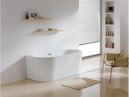 Cadă MANHATTAN din acril, freestanding, de perete, 170x80cm -alb lucios [1]