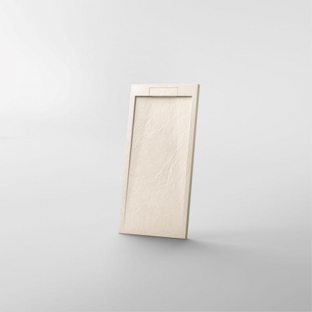 Cădiță de duș STONE 120x90 cm – Marmură Turnată, Bej Mat [1]