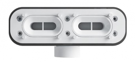 Cădiță de duș STONE 120x90 cm – Marmură Turnată, Negru Mat [3]