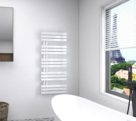 Calorifer portprosop HORIZONT WHITE SLIM 1200x500mm - alb [1]