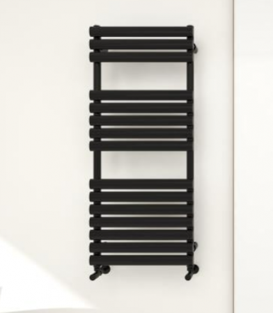 Calorifere portprosop - Calorifer portprosop MOON BLACK 1200x500mm - negru mat