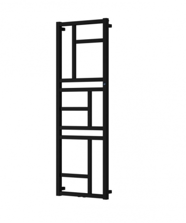 Calorifere portprosop - Calorifer portprosop ROCKWALL BLACK 1140x500mm - negru satinat