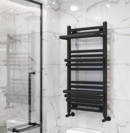 Calorifere portprosop - Calorifer portprosop STEP BLACK 1000x500mm - negru mat